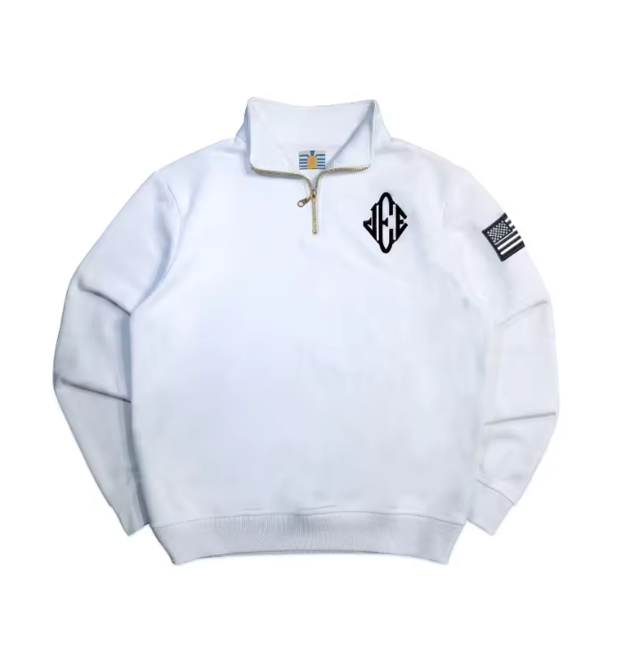 Epstein's Quarter Zip White
