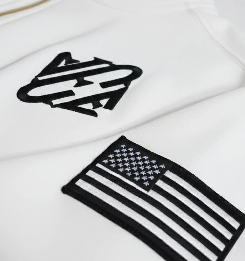 Epstein's Quarter Zip White